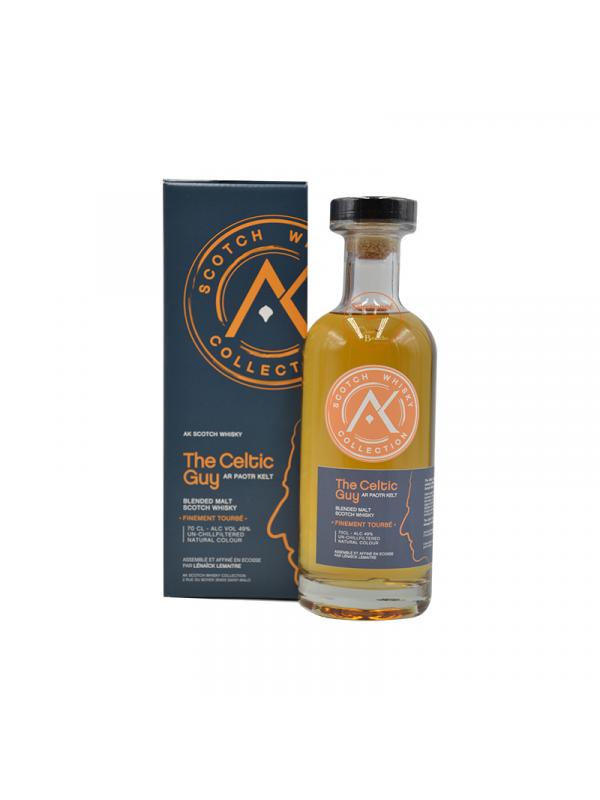 THE CELTIC GUY AK SCOTCH  "FINEMENT TOURBE" 49 °vol - 70cl
