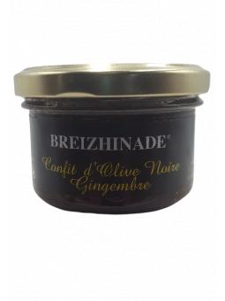 BREIZHINADE CONFIT OLIVE NOIRE - GINGEMBRE 100 gr