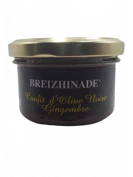 BREIZHINADE CONFIT OLIVE NOIRE - GINGEMBRE 100 gr