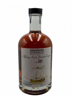 RHUM VIEUX - Les Armateurs de Rhum - Affinage Futs de BOURBON et COGNAC- 40°vol - 50cl