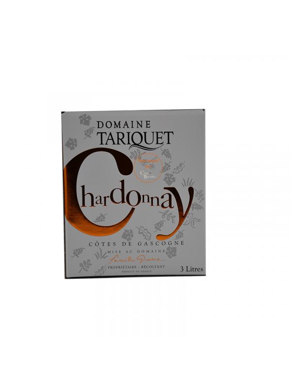 BIB 3 litres IGPB Gascogne "Domaine TARIQUET" Chardonnay 2020