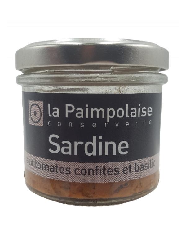 SARDINE aux Tomates Confites et Basilic - Tartinable La Paimpolaise - 80gr