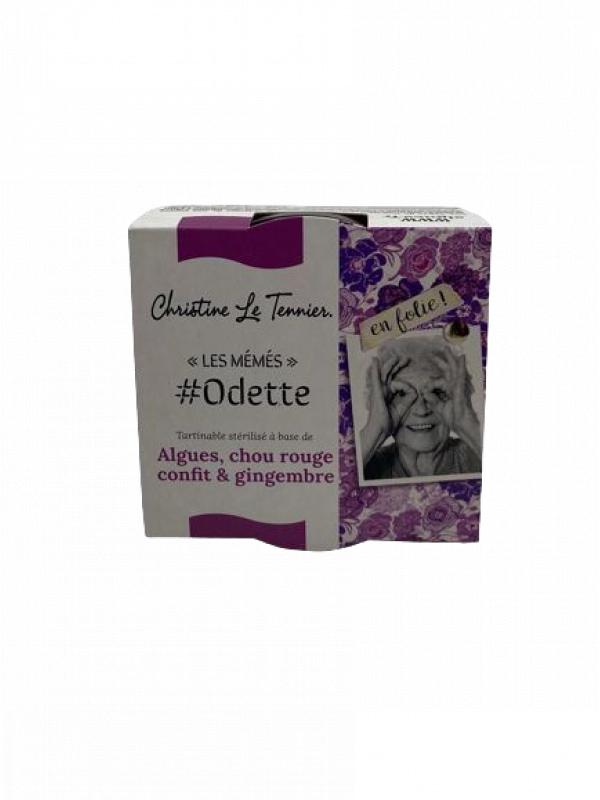 TARTARE MEME ODETTE - Tartinable au Algues, Chou rouge confit et gingembre - 90gr