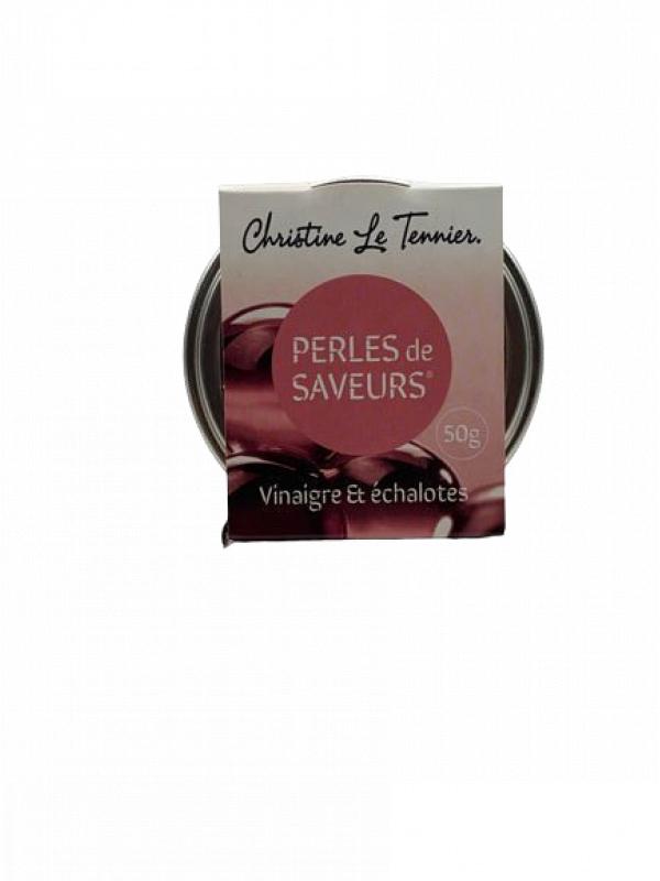 PERLES de SAVEURS "Vinaigre et échalotes" - Christine le Tennier 50g