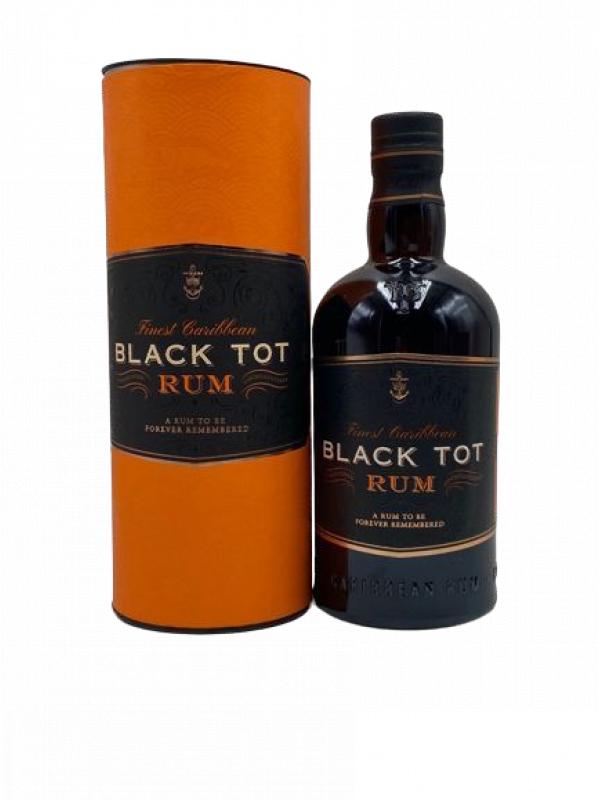 BLACK TOT RUM Finest Caribbean - 46.20°vol - 70cl