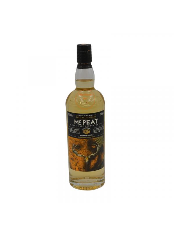 MC PEAT HOUSE OF MAC CALLUM single malt - 43.5°vol - 70cl