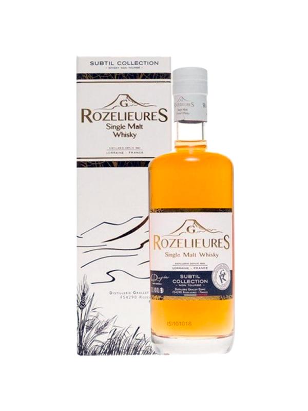 Whisky Français Single Malt ROZELIEURES Tourbé Collection