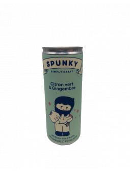 SPUNKY Citron Vert Gimgembre sans alcool - 25cl en canette