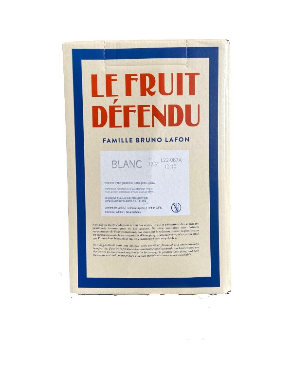 BIB 5L IGP BLANC HERAULT Dom MAGELLAN "FRUIT DEFENDU"