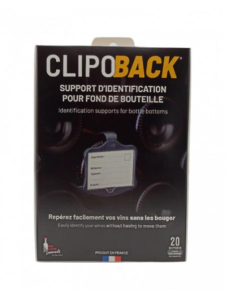 CLIPOBACK "Boite de 20" Coloris GRIS ARDOISE