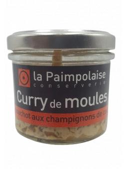 CURRY DE MOULES de Bouchot aux Champignons de couche - Tartinable LA PAIMPOLAISE - 80 gr