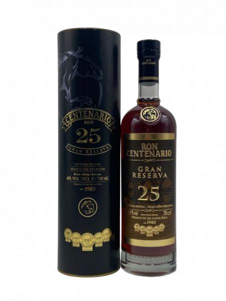 CENTENARIO 25 RHUM COSTA RICA  - 40°vol - 70cl