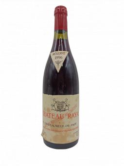 CHATEAUNEUF DU PAPE "Château RAYAS" 1996 - 14°vol - 75cl