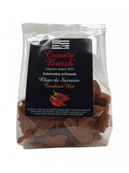 CHIPS SARRASIN "CROUSTY' TANDOORI HOT" 100 gr