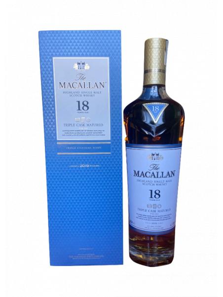 MACALLAN 18 ans "Triple Cask Matured" Annual 2019 Release - 43°vol - 70 cl