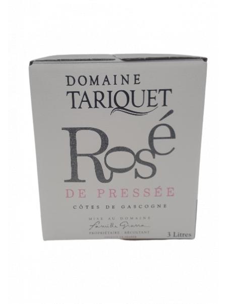 BIB 3L IGP Rosé GASCOGNE Rosé de Pressée "Domaine TARIQUET" - 2022 - 11.5°vol