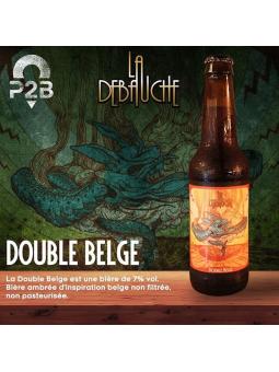 DOUBLE BELGE "Brasserie LA DEBAUCHE"- 7°vol - 33cl