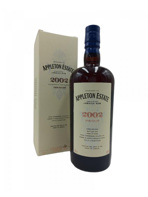 APPLETON ESTATE 20 ANS 2002 - Hearts Collection - 63°vol - 70cl