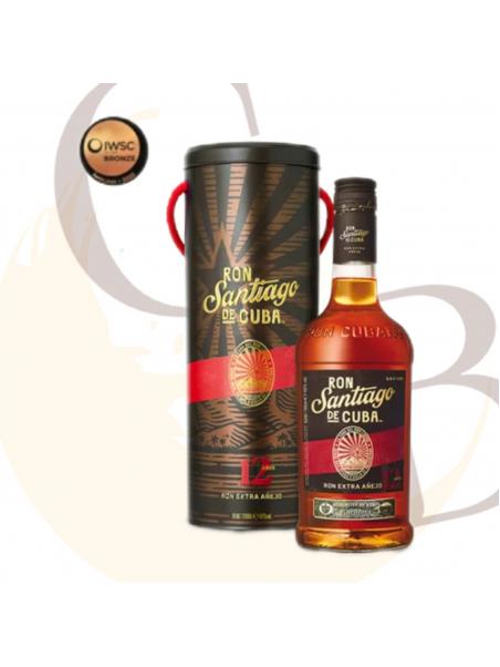 Ron Santiago de CUBA 12 ans - 40°vol - 70cl en canister