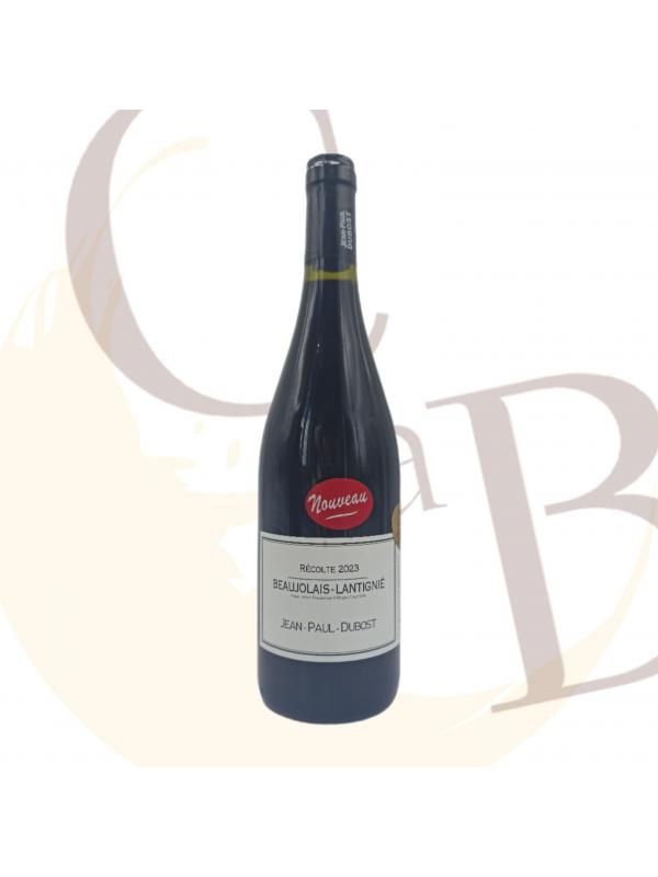 BEAUJOLAIS NOUVEAU 2023 "Domaine DUBOST" Sans sulfite 13°vol - 75cl