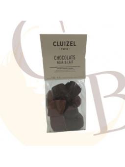CLUIZEL - Sachet CHOCOLATS NOIR et LAIT 130gr