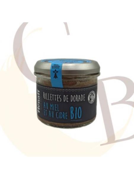 HENAFF - Rillettes de DORADE BIO au Miel et au Cidre 90 gr