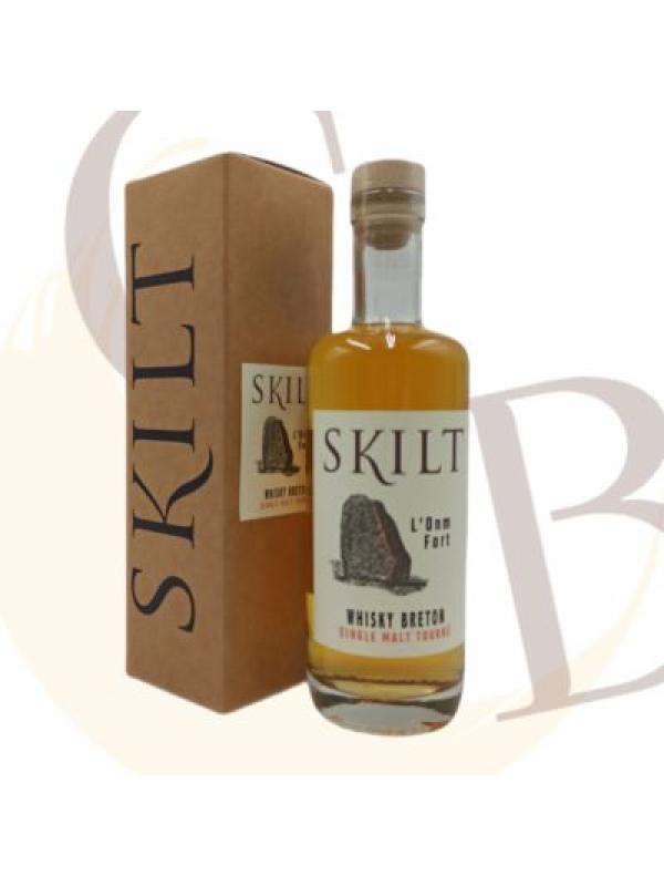 Whisky Breton - SKILT L'Onm Fort - Single Malt Tourbé - 43°vol - 50cl