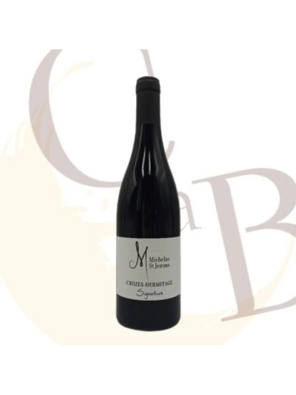 CROZES HERMITAGE BIO "Domaine MICHELAS ST JEMMS" Cuvée LA SIGNATURE 2022 - 13°vol - 75cl