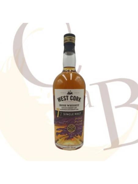 WEST CORK - 7ans SINGLE MALT - 46°vol - 70cl