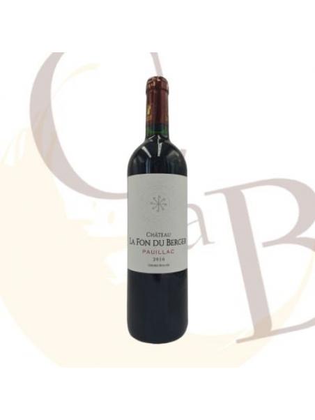 PAUILLAC "La FON du BERGER" 2016 - 13.5°vol - 75cl