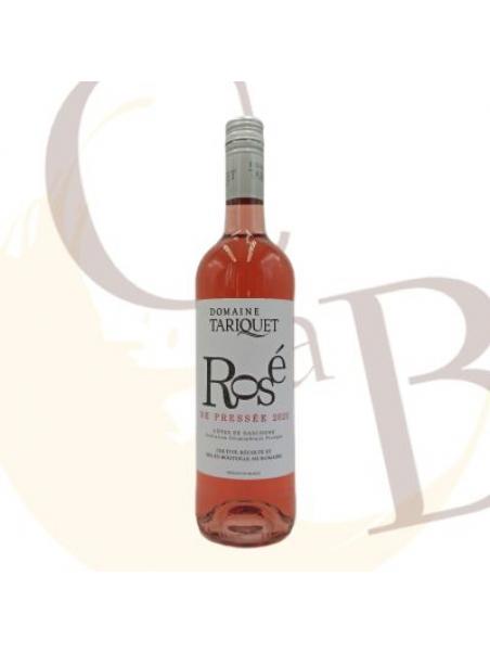 IGP Rosé GASCOGNE "Domaine du TARIQUET" Rosé de PRESSEE 2023 - 12°vol - 75cl