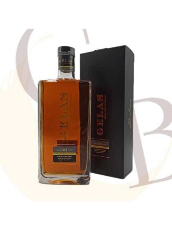 BAS ARMAGNAC GELAS 21 ANS DECANTER - 42°vol - 70cl sous étui