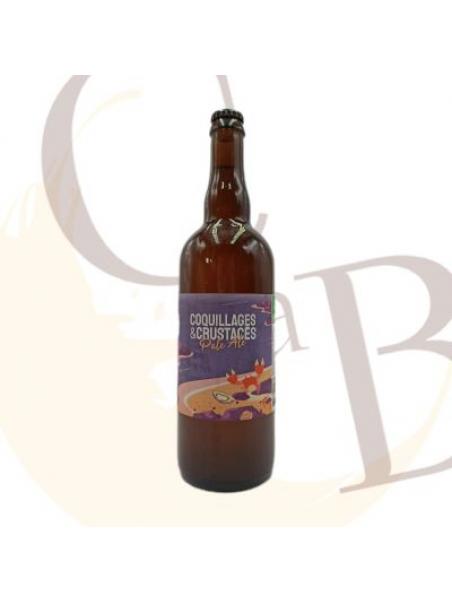 BRASSERIE L'ECUME SAUVAGE " Coquillages et Crustacés" PALE ALE BIO - 5.5°vol - 75cl
