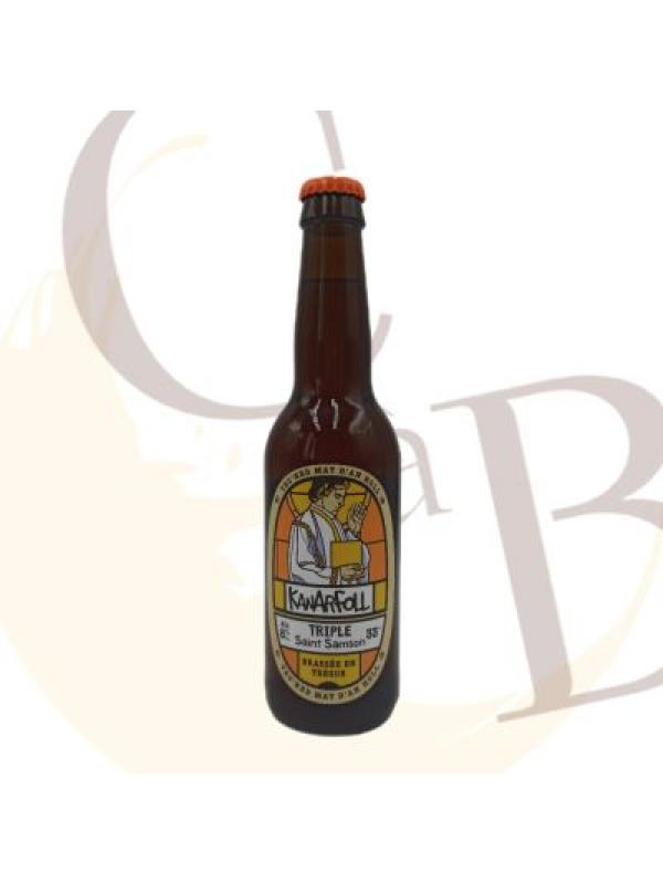 "Brasserie KANARFOLL" TRIPLE DE SAINT SAMSON BIO 8°vol - 33 cl